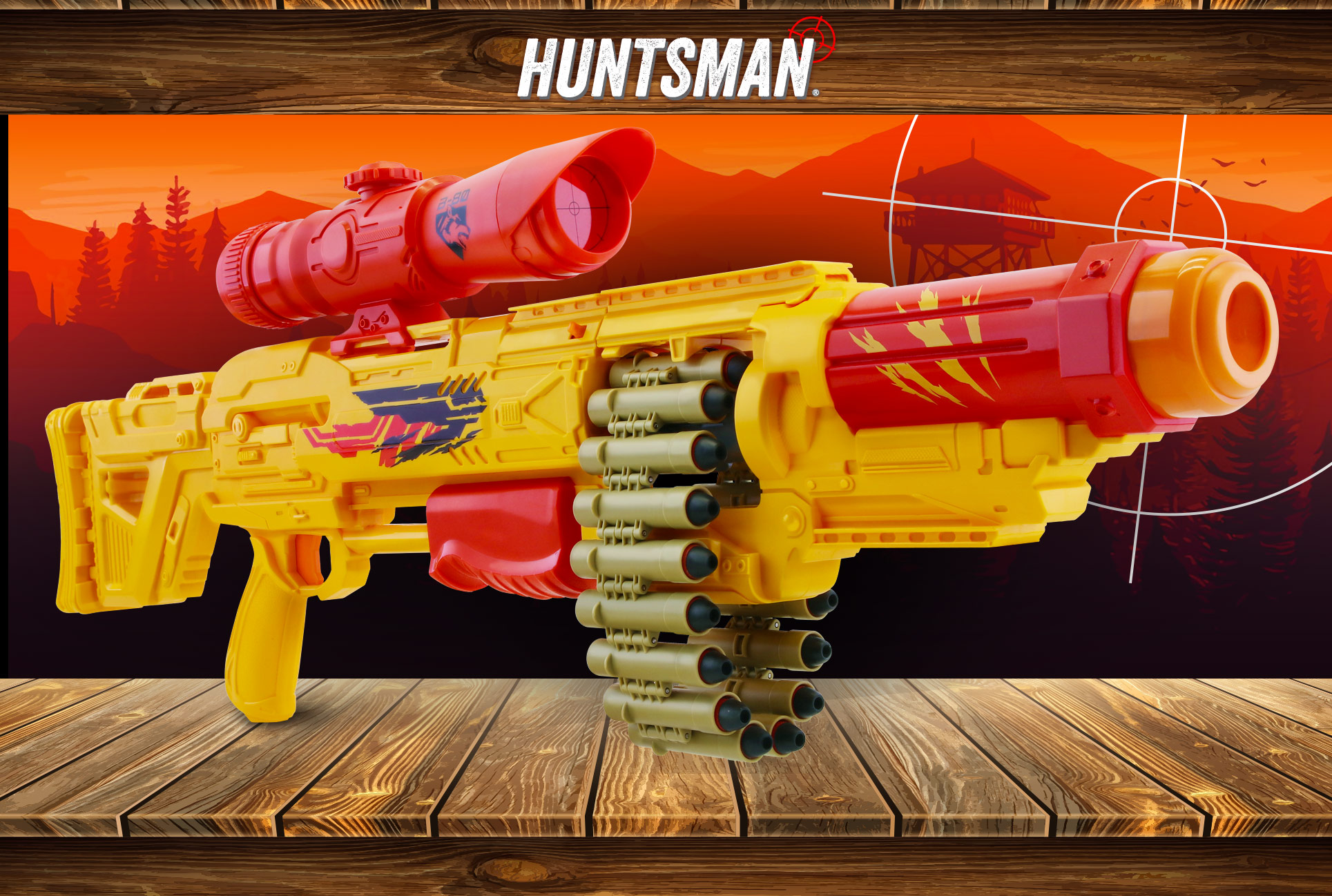 Lanard Huntsman 2-pack Foam Dart Shotgun Pistol Blaster 